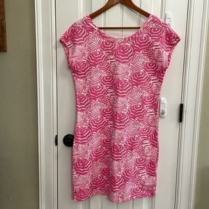 🌸LILLY PULITZER pink and white patterned dress.  S